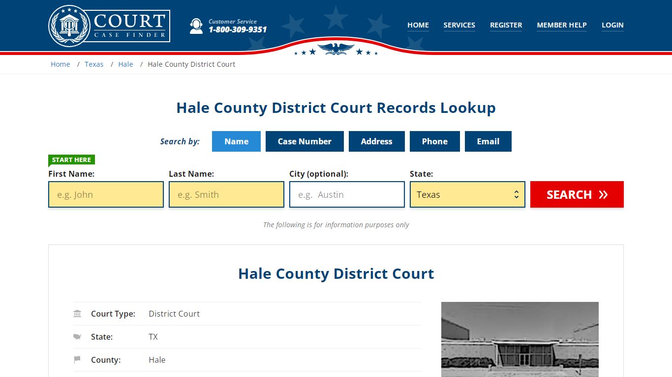 Hale County District Court Records | Plainview, Hale County, TX Court ...